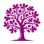 Stylized purple tree icon representing yard, lawn, and garden maintenance services